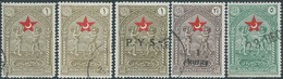 Turchia Turkey 1932 - The Series POSTAL TAX STAMPS + Overprinted ,Used - Rare - Usati