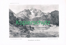 D101 073 E.T.Compton Braunadlerspitze Körbersee Druck 1907 !! - Altri & Non Classificati