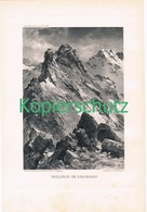 095 1910 E.T.Compton Zwillinge Valgragis Silvretta Druck 1910 !! - Altri & Non Classificati