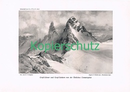 097 E.T.Compton Großlitzner Seehorn Silvretta Druck 1912 !! - Other & Unclassified