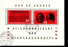 DDR Block 025 Spartakus Gestempelt Used (8) - 1950-1970