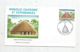 Timbre, FDC , Nouvelle Calédonie Et Dépendances , NOUMEA 1988, Case De NATHALO, LIFOU - FDC
