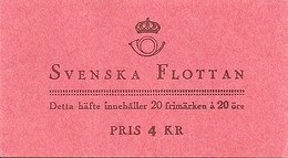 SWEDEN, 1944, Booklet 70 (Facit), Mi 307, Swedish Navy - 1904-50