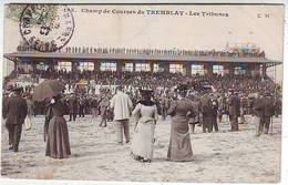 93. LE TREMBLAY . CHAMP DE COURSES DU TREMBLAY . LES TRIBUNES . ANIMEE - Tremblay En France