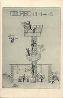 Themes Div- Ref Y753-aviation -parachutisme - Courbe 1911-13- Carte Bon Etat - - Parachutisme