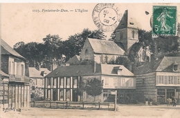 Cpa 76  Fontaine Le Dun église - Fontaine Le Dun