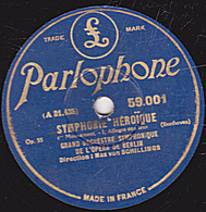 78 Trs - 30 Cm - état TB -  SYMPHONIE HEROÏQUE - GRAND ORCHESTRE SYMPHONIQUE DE L'OPERA DE BERLIN - 78 T - Disques Pour Gramophone