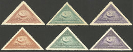 CHINA: Sc.108/110, 1951 Dove, World Peace, Cmpl. Set Of 3 Values, Mint Very Lightly Hinged (issued Without Gum), ORIGINA - Usati