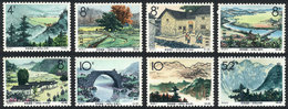 CHINA: Sc.834/841, 1965 Jinggangshan Mountain, Cmpl. Set Of 8 Values, Mint Very Lightly Hinged, VF Quality! - Used Stamps