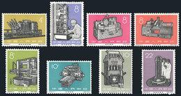 CHINA: Sc.899/906, 1966 Industrial Machinery, Cmpl. Set Of 8 Values, Mint Lightly Hinged, VF Quality! - Gebraucht
