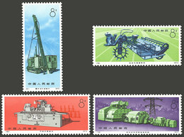 CHINA: Sc.1211/1214, 1974 Industry, Cmpl. Set Of 4 MNH Values, Excellent Quality! - Gebraucht