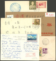CHINA: Group Of 5 Pieces Used In Varied Periods, Very Fine General Quality, Interesting! - Omslagen
