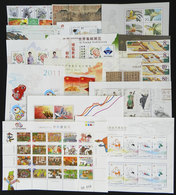 CHINA: Lot Of Modern Souvenir Sheets And Strips, Very Thematic, All MNH And Of Excellent Quality! - Collections, Lots & Series