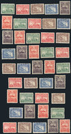 CENTRAL CHINA: Sc.6L57/6L52, 7 Complete Sets Mint Lightly Hinged (issued Without Gum), Some With Light Stain Spots, Many - Autres & Non Classés