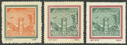 NORTHEAST CHINA: Sc.1L163, 1950 Postal Conference, ORIGINAL High Value + The Cmpl. Set Of 2 Reprints, Mint Lightly Hinge - Autres & Non Classés