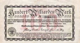 Germany/Mecklenburg 100 Milliarden Mark, (1923) - EF - Other & Unclassified