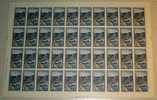 GREECE 1962 TAUROPOS DAM AND LAKE SHEET OF 50 MNH - Full Sheets & Multiples