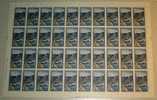 GREECE 1962 TAUROPOS DAM AND LAKE SHEET OF 50 MNH - Feuilles Complètes Et Multiples