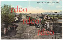 TEXAS El Paso Street 1882 - El Paso
