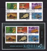 New Zealand 2013 KORU - Matariki Self-adhesives + Minisheet Used - Used Stamps