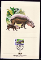 Libéria 1001 1004 Hippopotame Pygmée FDC - Lettres & Documents