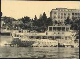 CP Carte Postale Croatie Rijeka Susak Hotel Park CAD Rijeka 1955 Timbre Yougoslavie - Croazia