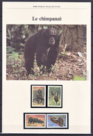 Sierra Leone 553 556 Chimpanzé Document 3 Feuillets - Briefe U. Dokumente