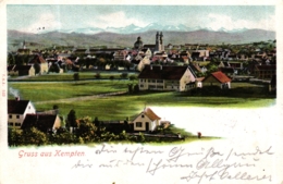 Kempten, Gesamtansicht, 1900 - Kempten