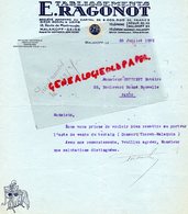 92- MALAKOFF- LETTRE E. RAGONOT-13 ROUTE DE MONTROUGE- 1925 - Artigianato