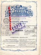 75- PARIS- LA PREVOYANCE-COMPAGNIE ASSURANCES -ASSURANCE-23 RUE DE LONDRES-1927 - Banco & Caja De Ahorros