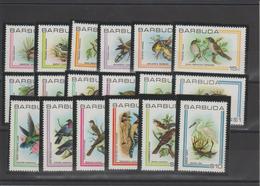 Barbuda 1980 Oiseaux 469-86 18 Val ** MMH - Barbuda (...-1981)