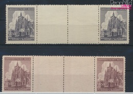 Böhmen Und Mähren 140ZW-141ZW Zwischenstegpaare (kompl.Ausg.) Postfrisch 1944 Veits-Dom (9254992 - Unused Stamps