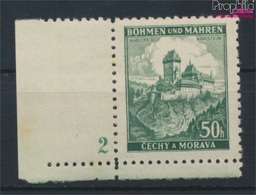 Böhmen Und Mähren 26 Mit Plattennummer Postfrisch 1939 Burg Karlstein (9254886 - Ungebraucht