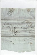 CTN54B- LAC SMYRNE/ LYON 17/4/1864 TAXEE 20d PAQUEBOTS DE LA MEDITERRANEE - Maritime Post