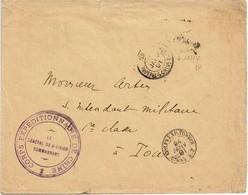 CTN54B- CORPS EXPEDITIONNAIRE DE CHINE  LETTRE EN FM 6/1/1901 - Cartas & Documentos