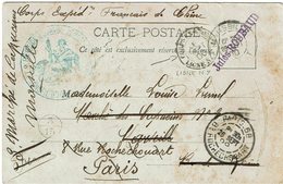 CTN54B- CORPS EXPEDITIONNAIRE DE CHINE  CPA EN FM 8/9/1900 - Lettres & Documents