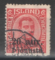 Islande - Service - YT 41 Oblitéré - Dienstmarken