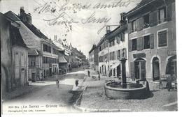 VAUD LA SARRAZ Grande Rue, Animée, Fontaine -Photographie Des Arts, Lausanne No 904 Bis,A VOIR CAR DIFFERENTE DES AUTRES - La Sarraz