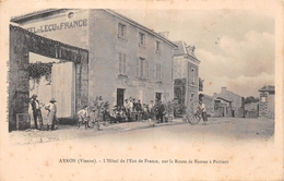 ¤¤   -   AYRON    -    L'Hôtel De L'Ecu De France, Sur La Route De Nantes à Poitiers   -  ¤¤ - Autres & Non Classés