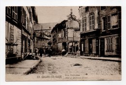 - CPA CHALONS-SUR-MARNE (51) - La Guerre 1914-18 - Rue Delfraise - Edition L. C. H. 821 - - Châlons-sur-Marne