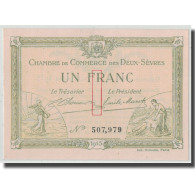 France, Deux-Sèvres, 1 Franc, 1915, NEUF, Pirot:93-3 - Chambre De Commerce