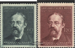Bohemia And Moravia 138-139 (complete Issue) Unmounted Mint / Never Hinged 1944 Smetana - Neufs