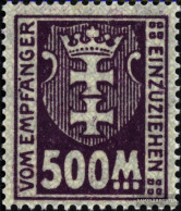 Gdansk P25X Unmounted Mint / Never Hinged 1923 Porto Brand - Portomarken