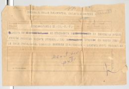TELEGRAPH, TELEGRAMME SENT FROM DRAGOMIRESTI TO BUCHAREST, ROMANIA - Telegraphenmarken