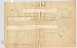 TELEGRAPH, TELEGRAMME SENT FROM IASI TO BUCHAREST, ROMANIA - Telégrafos