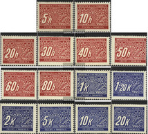 Bohemia And Moravia P1-P14 (complete Issue) Unmounted Mint / Never Hinged 1939 Postage Stamps - Neufs