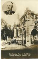 THE RESTING PLACE OF EARL HAIG - DRYBURGH ABBEY - 7TH FEBRUARY 1928 - Roxburghshire