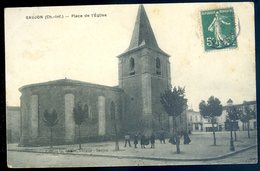 Cpa Du 17  Saujon Place De L' église       YN10 - Saujon