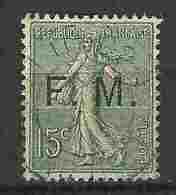 Yvert Franchise Militaire N° 3 - Type Semeuse Lignée 15c - Military Postage Stamps