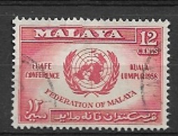 MALASIA FEDERATION 1958 Conference Of The Economic Commission For Asia And The Far East (ECAFE)   USED - Fédération De Malaya